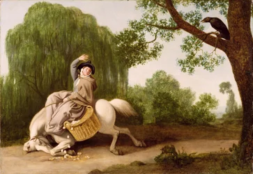 La femme du fermier et le corbeau, 1786
